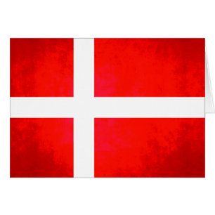 Drapeau coloré du danois de contraste