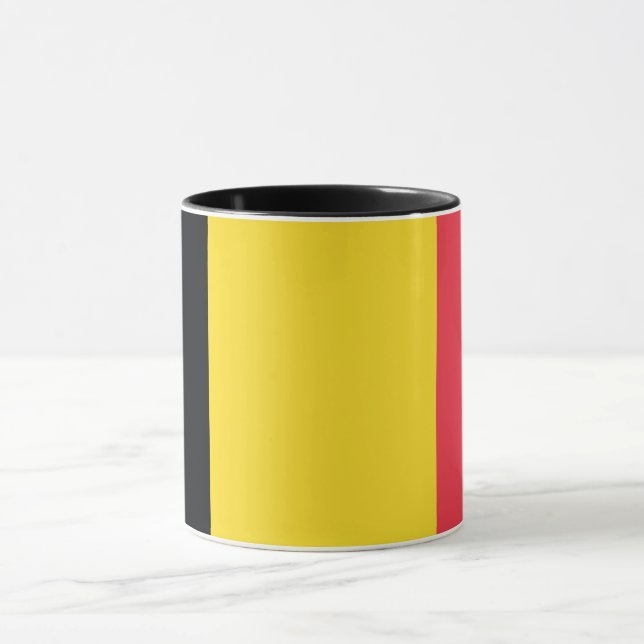Drapeau Combo Mug De Belgique (Centre)