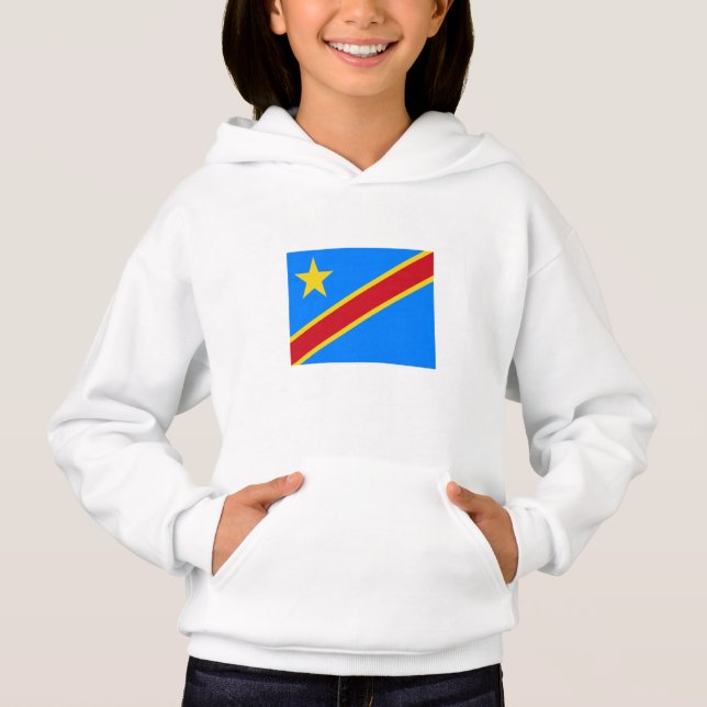 Drapeau Congo Kinshasa (Devant)