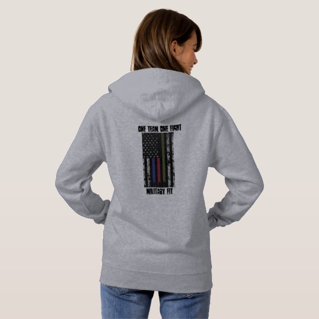 Drapeau convenable de SWEAT - SHIRT À CAPUCHE de (Dos entier)
