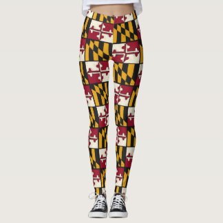 Drapeau cool du Maryland Leggings