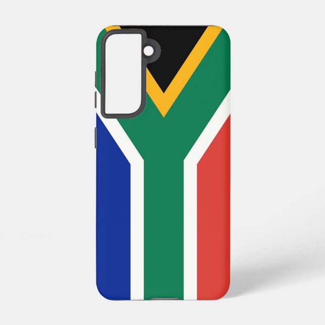 Drapeau Coque Samsung Galaxy S21 d'Afrique du Sud (Verso)