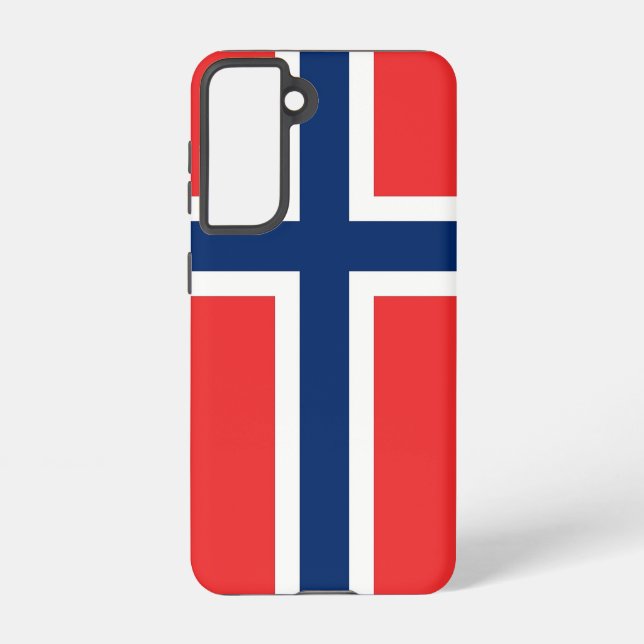 Drapeau Coque Samsung Galaxy S21 de Norvège (Verso)