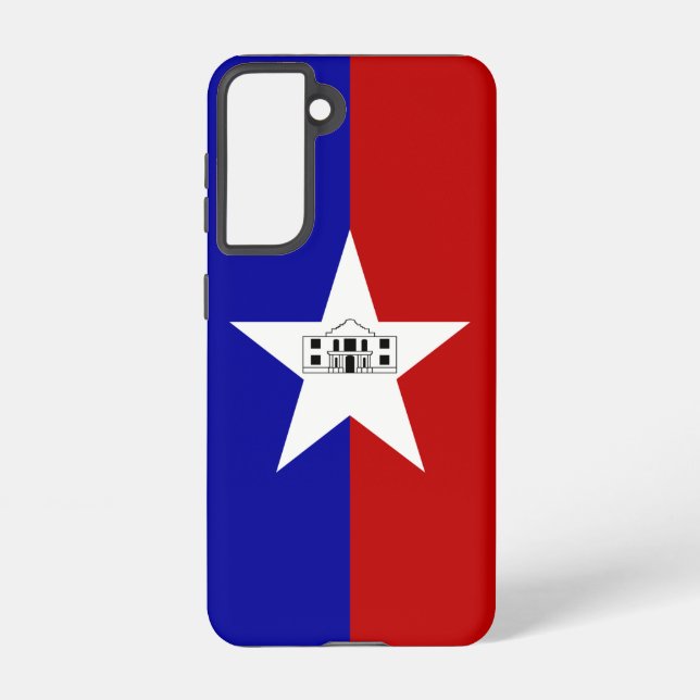 Drapeau Coque Samsung Galaxy S21 de San Antonio (Verso)
