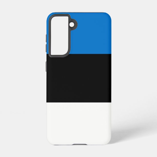 Drapeau Coque Samsung Galaxy S21 d'Estonie (Verso)