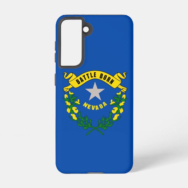 Drapeau Coque Samsung Galaxy S21 du Nevada (Verso)