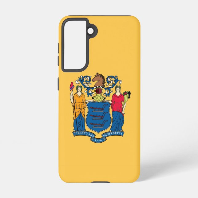Drapeau Coque Samsung Galaxy S21 du New Jersey (Verso)