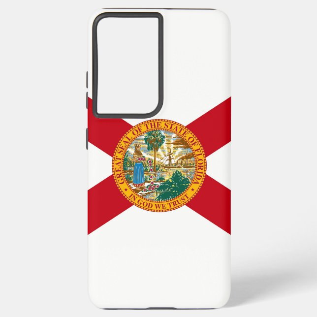 Drapeau Coque Samsung Galaxy S21 Plus de Floride (Verso)