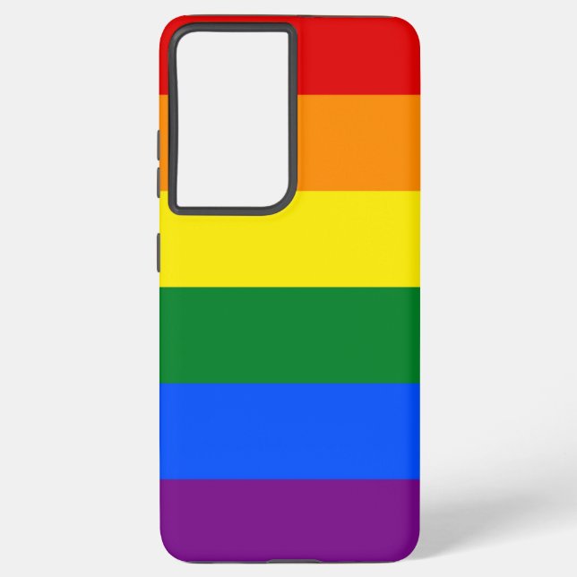 Drapeau Coque Samsung Galaxy S21 Plus de LGBT (Verso)