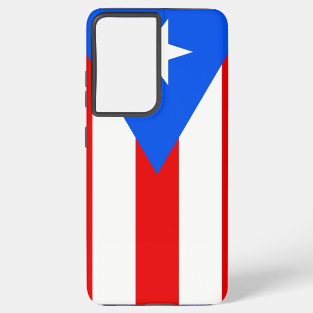Drapeau Coque Samsung Galaxy S21 Plus de Porto Ric (Verso)