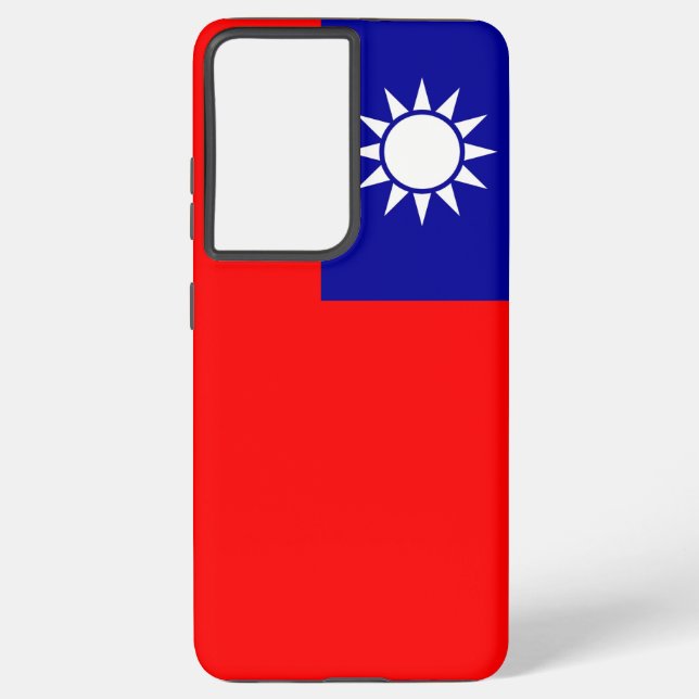 Drapeau Coque Samsung Galaxy S21 Plus de Taïwan (Verso)
