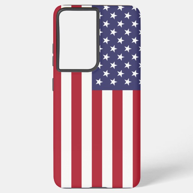 Drapeau Coque Samsung Galaxy S21 Plus des États-Un (Verso)