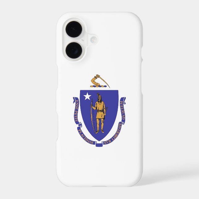 Drapeau Coque Samsung Galaxy S21 Plus du Massachus (Verso)