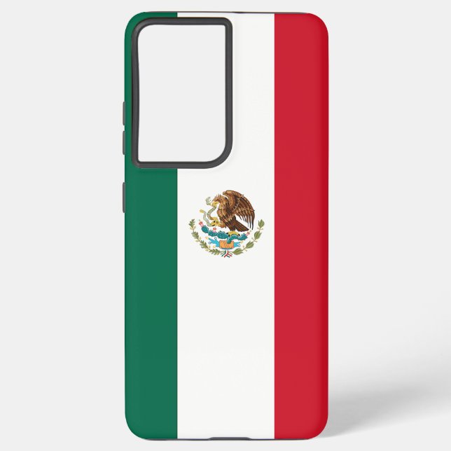 Drapeau Coque Samsung Galaxy S21 Plus du Mexique (Verso)