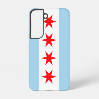 Drapeau Coque Samsung Galaxy S22 de Chicago