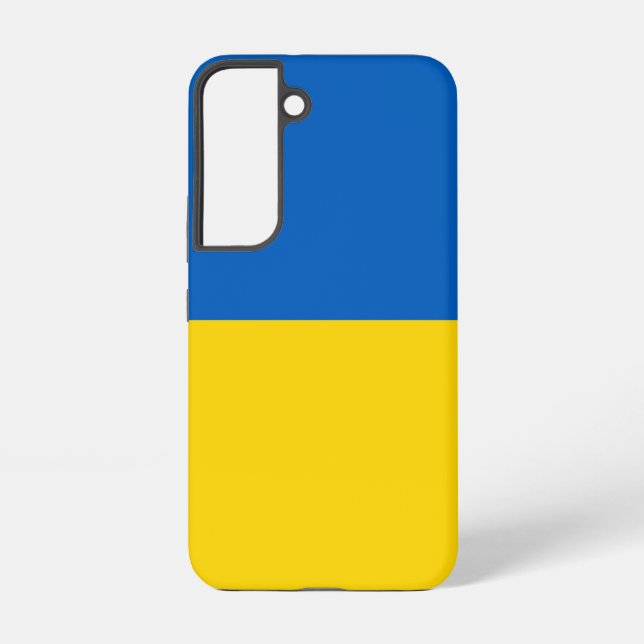 Drapeau Coque Samsung Galaxy S22 de l'Ukraine (Verso)