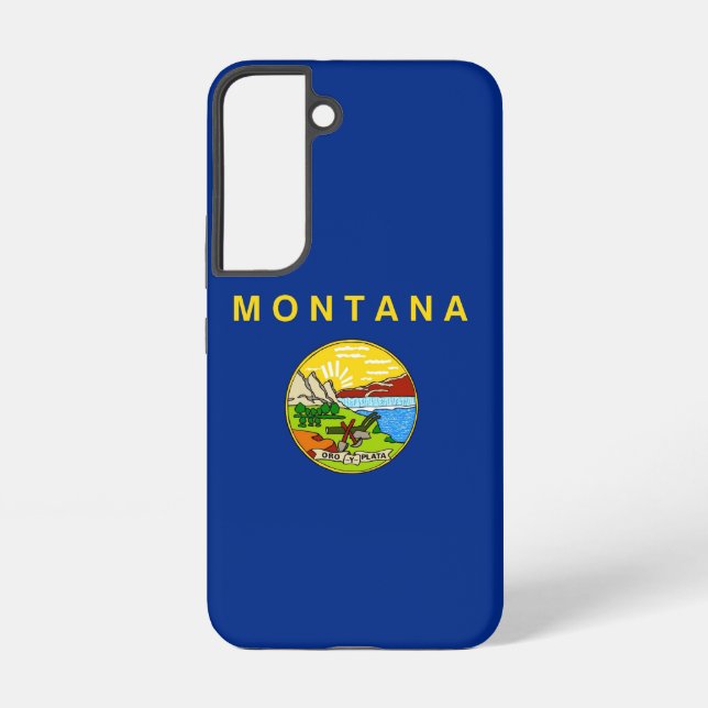 Drapeau Coque Samsung Galaxy S22 du Montana (Verso)