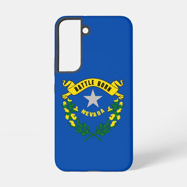 Drapeau Coque Samsung Galaxy S22 du Nevada (Verso)