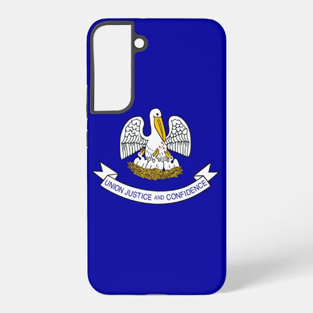 Drapeau Coque Samsung Galaxy S22 Plus de Louisiane (Verso)