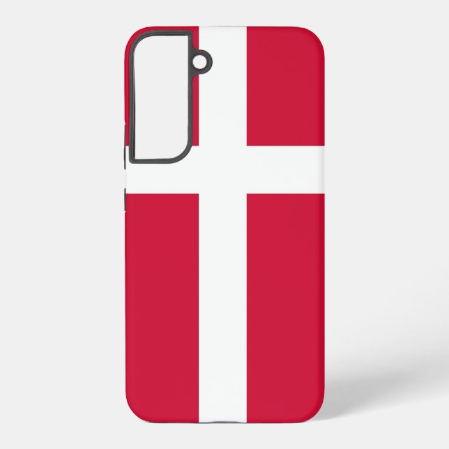 Drapeau Coque Samsung Galaxy S22 Plus du Danemark (Verso)