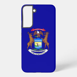 Drapeau Coque Samsung Galaxy S22 Plus du Michigan