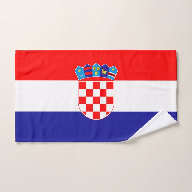 Drapeau croate (Serviette à main)