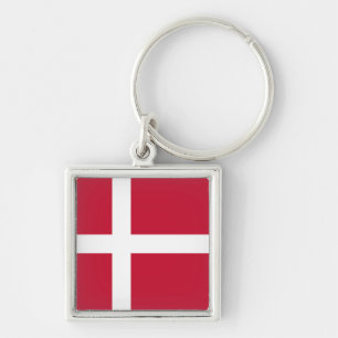 Drapeau Danemark Keychain
