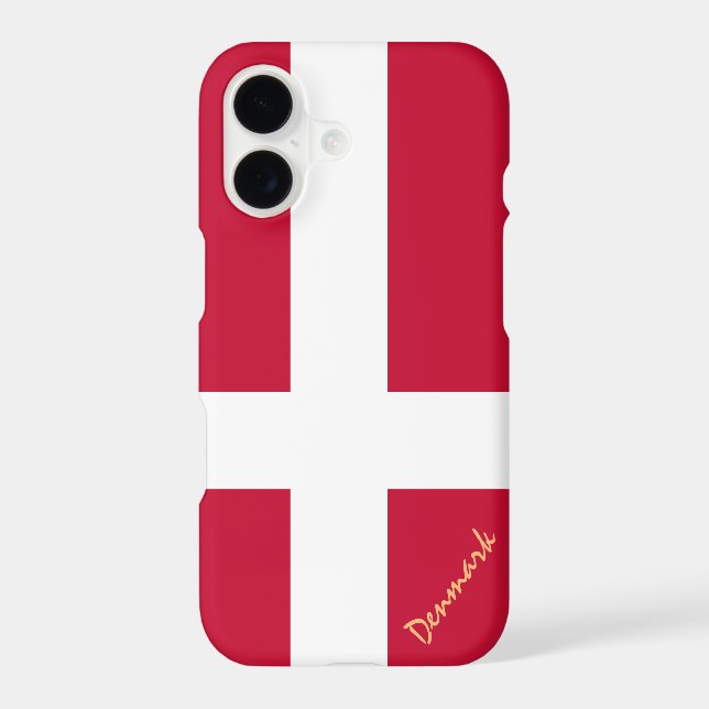 Drapeau danois Coque & Danemark mode / sports (Verso)