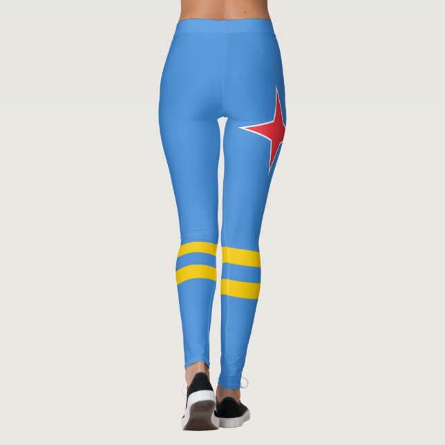 Drapeau d'Aruba Leggings (Dos)