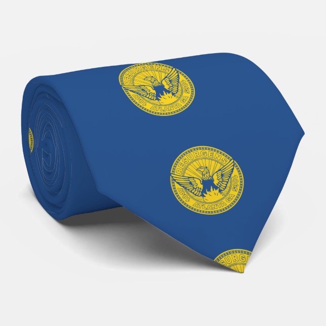 Drapeau d'Atlanta, Cravate de Géorgie (Roulé)