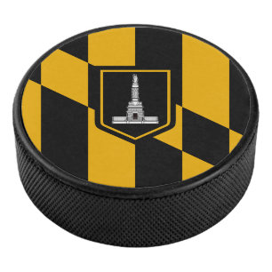 Drapeau de Baltimore Hockey Puck
