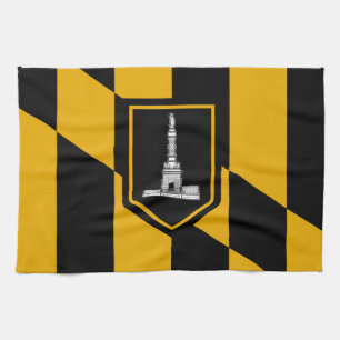 Drapeau de Baltimore, Serviette du Maryland