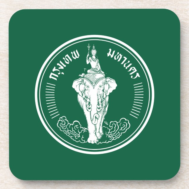 Drapeau de Bangkok, Thaïlande Dessous de verre (Devant)