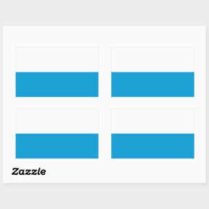 Drapeau de Bavière Sticker rectangulaire