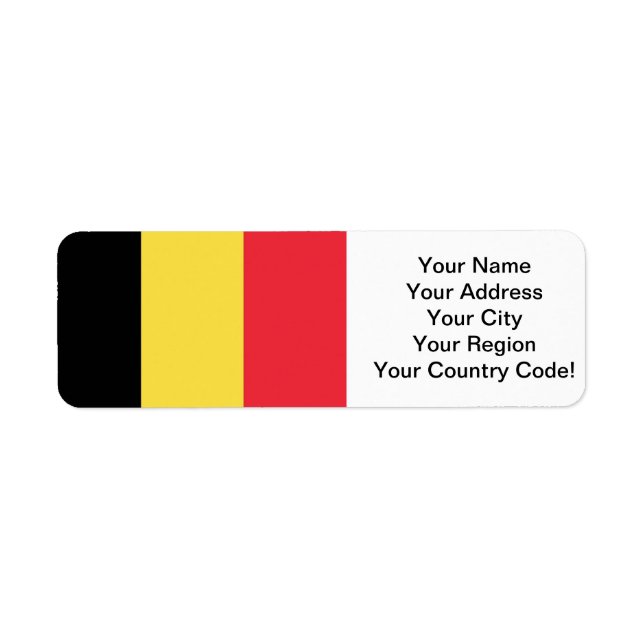 Drapeau de Belgique (Devant)