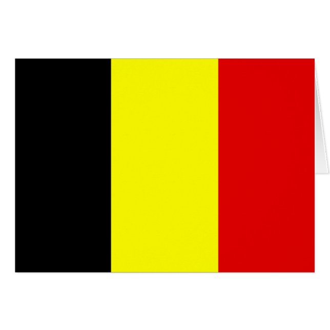 Drapeau de Belgique (Devant horizontal)