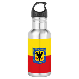 Drapeau de Bogota, Colombie Bouteille d'eau