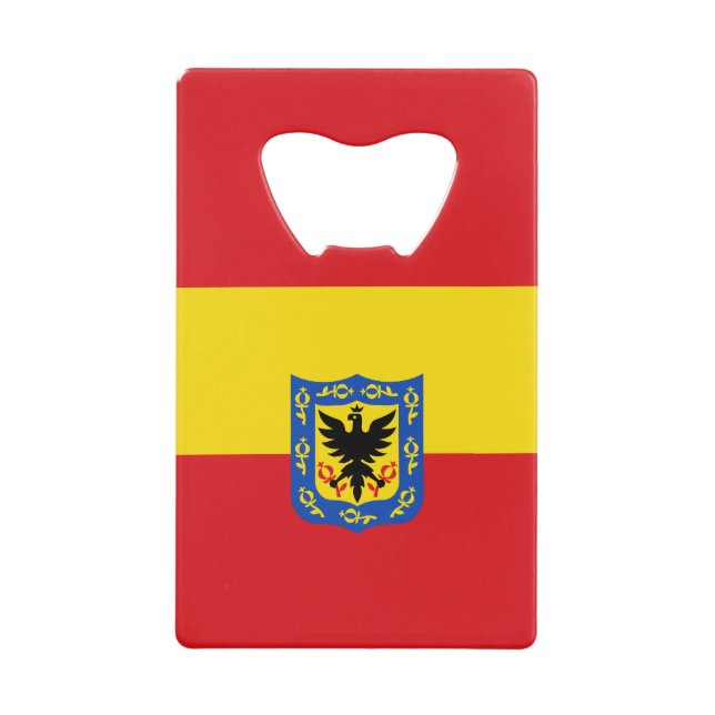 Drapeau de Bogota, Colombie Carte de crédit (Devant)