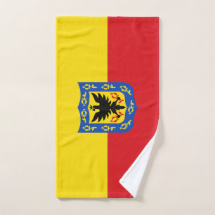 Drapeau de Bogota, serviette à main Colombie