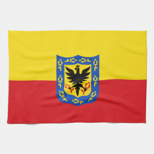 Drapeau de Bogota, serviette Colombie