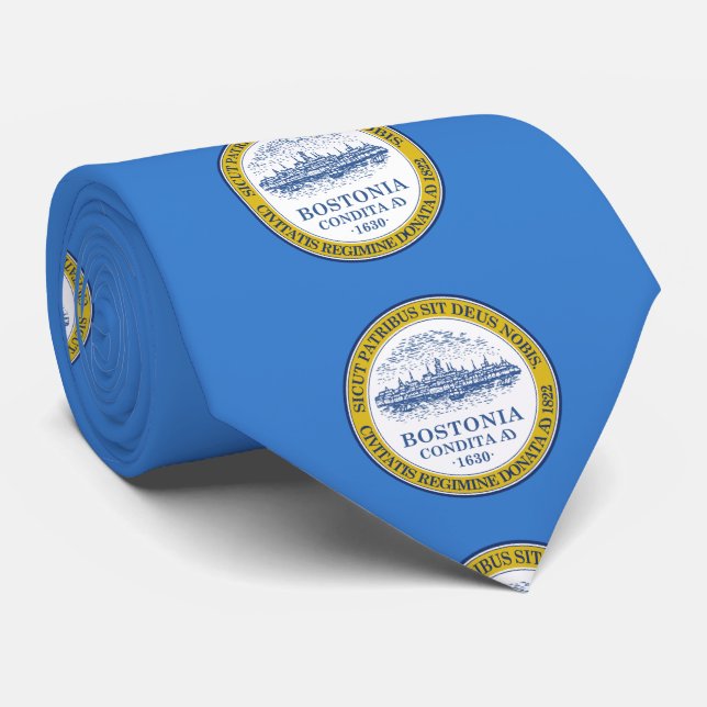 Drapeau de Boston, Cravate du Massachusetts (Roulé)