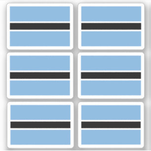 Drapeau de Bostwana - une collection Sticker