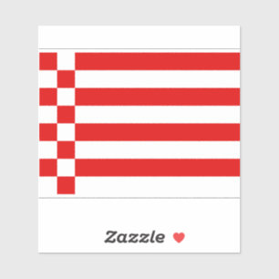 Drapeau de Brême Vinyl Sticker