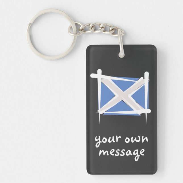 Drapeau de brosse de l'Ecosse (Devant)