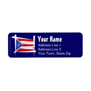 Drapeau de brosse de Porto Rico