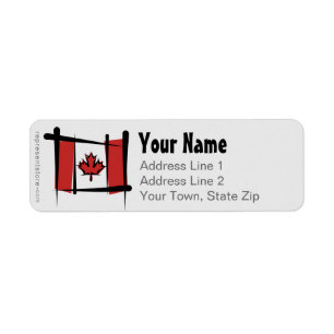 Drapeau de brosse du Canada