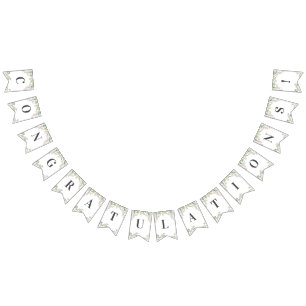 Drapeau de brume vert rose printemps