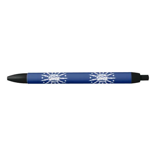 Drapeau de Buffalo, stylo d'encre noire de New Yor (Devant)