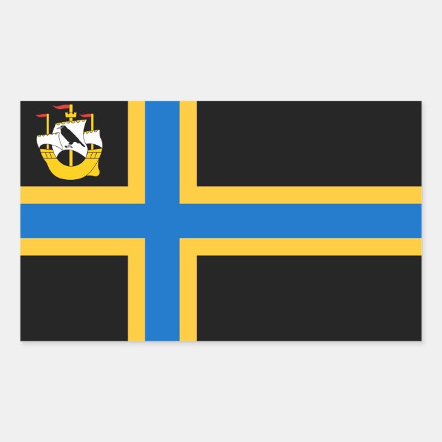 Drapeau de caïthité Sticker rectangulaire (Devant)