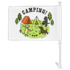 Drapeau de camping des Trois Labradors